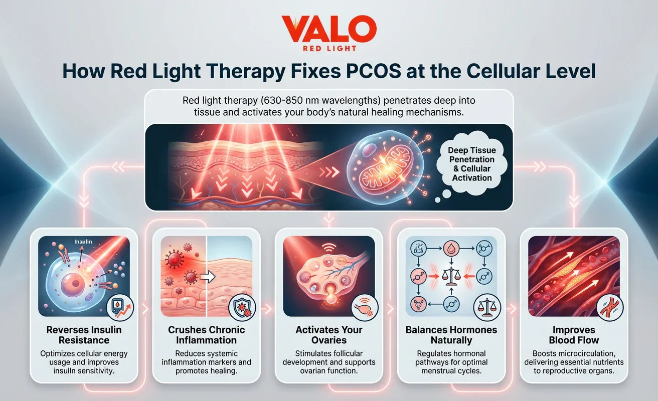 How Red Light Therapy Helps Manage PCOS Symptoms Naturally